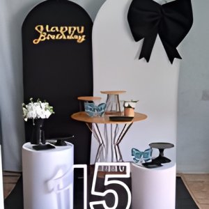 laço preto e branco 5