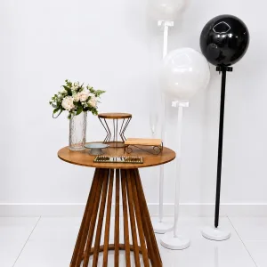 festa na mesa / balão preto e branco