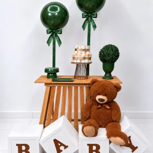 cha de bebe / baby / balão verde