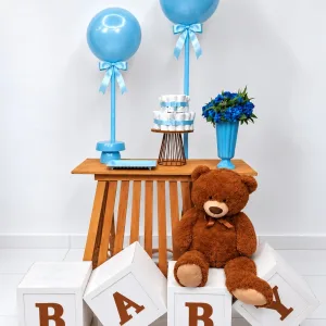 cha de bebe / baby / balão azul