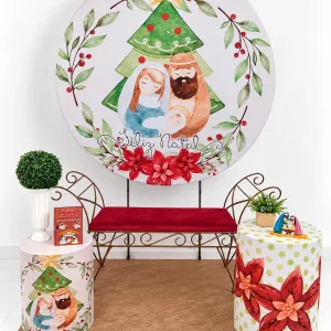 natal diamante cenario presepio