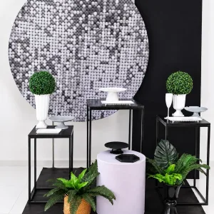 neutro preto com branco diamante