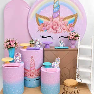 unicornio rosa diamante composiçao