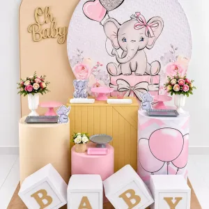 cha de bebe / elefantinha menina 2