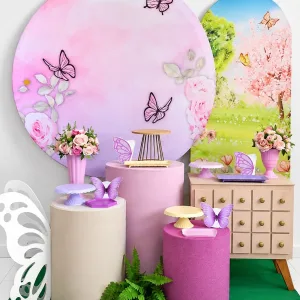 borboleta rosa..