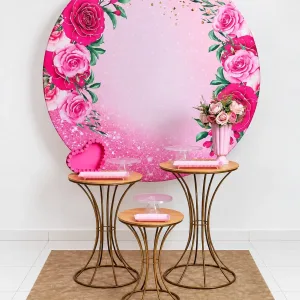 rosa floral pink