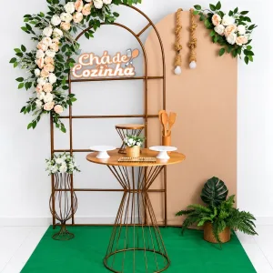 cha de cozinha floral 4