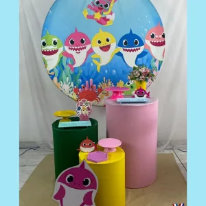 BABY SHARK PRATA (MENINA)