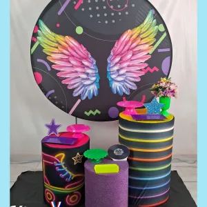 ASAS NEON PRATA