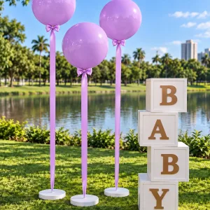 baby/ balão lilas