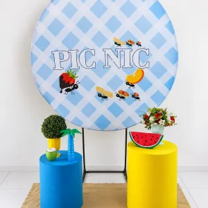 dia das crianças / cenario de foto - pic nic