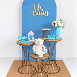 cha de bebe menino / azul romano