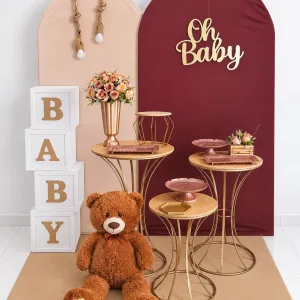cha de bebe menino / vinho - 6
